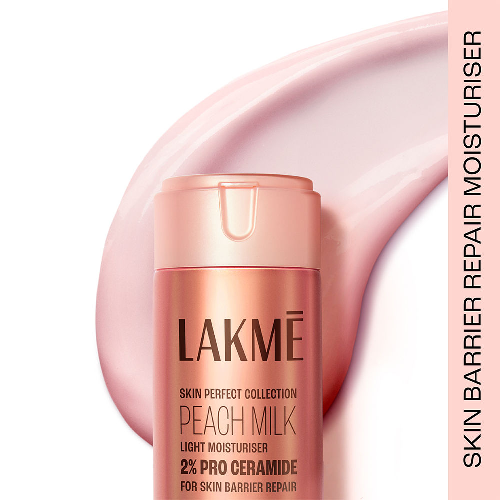 Lakme Peach Milk Vit E Light- Weight & Non-Sticky Moisturizer with 24 Hours Lock – 120 ml