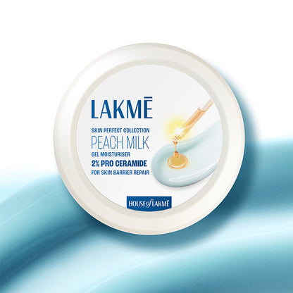 Lakme Peach Milk Gel Moisturiser with 2% Pro Ceramide – 50 g