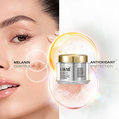 Lakme Perfect Radiance Day Gel Creme with 10% Niacinamide Resorcinol Complex & Antioxidants, 50 g - Image 5
