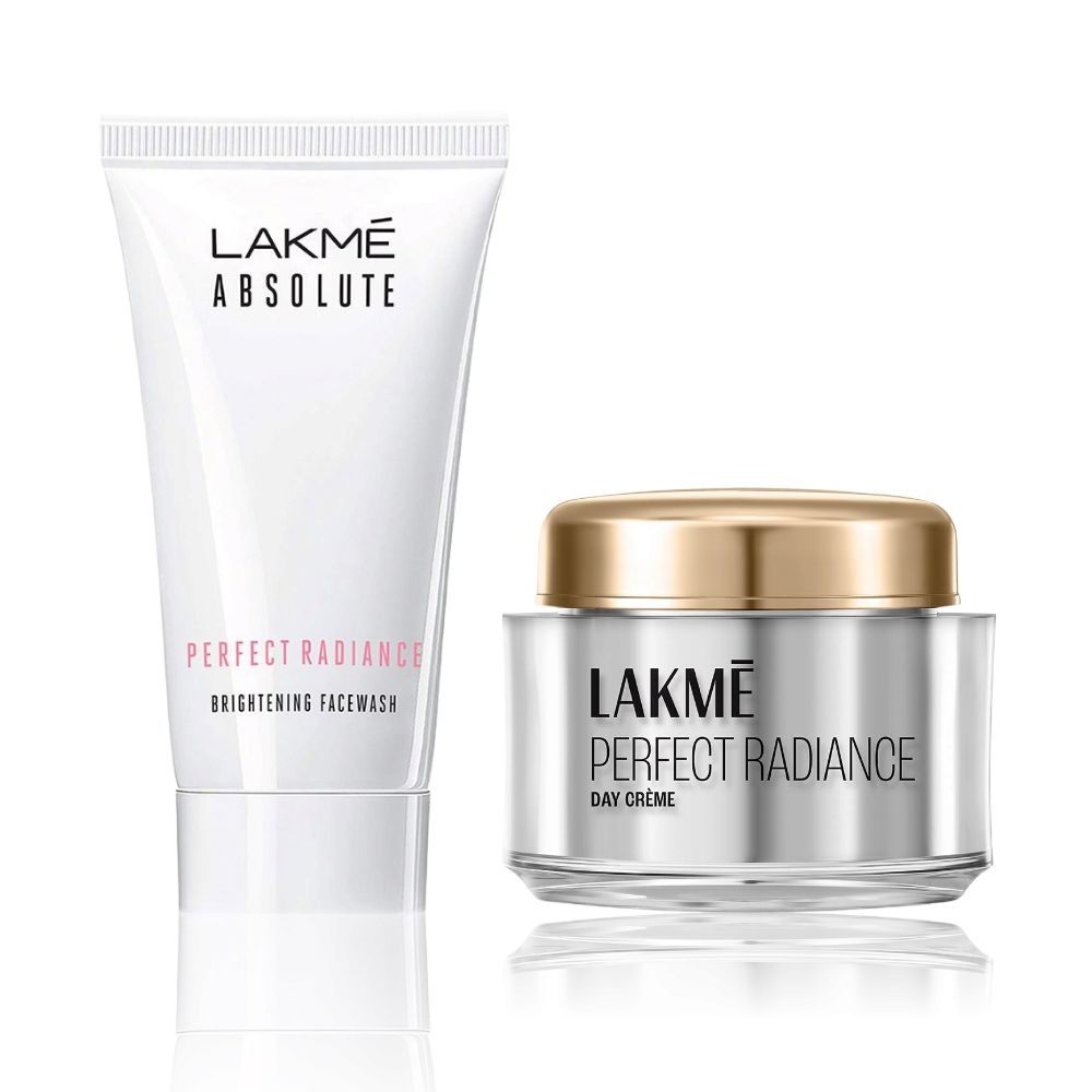 Lakme Perfect Radiance Duo Combo (Face Wash, Illuminated Look, 50 g + Ultime Collection Day Cream With Niacinamide 50 g)