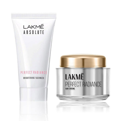 Lakme Perfect Radiance Duo Combo (Face Wash, Illuminated Look, 50 g + Ultime Collection Day Cream With Niacinamide 50 g)
