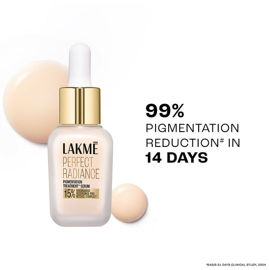 Lakme Perfect Radiance Serum with 15% Niacinamide Resorcinol Pro Retinol Complex, 15 ml
