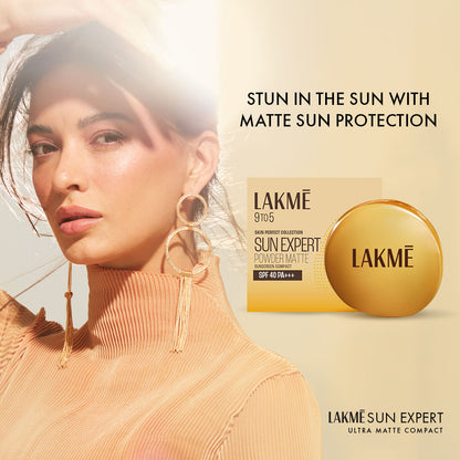 Lakme 9to5 Sun Expert Powder Matte Sunscreen Compact SPF40, 7 g - Image 5