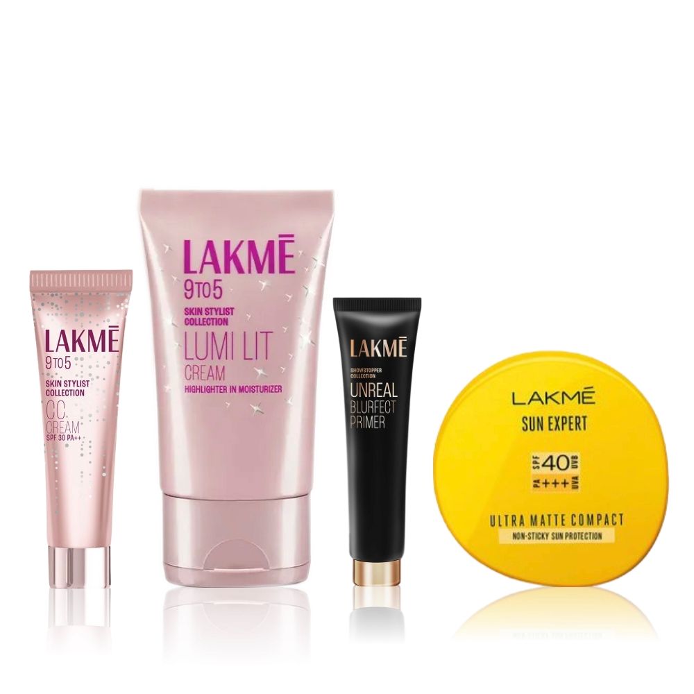Lakme Sun Expert Ultra Matte SPF 40 PA+++ Compact (7 g) + 9 to 5 Complexion Care Face Cream, Beige (30 g) + 9 to 5 Complexion Care Face Cream