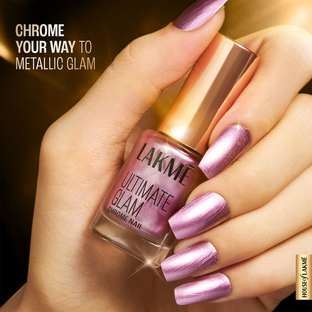 Lakme Ultimate Glam Chrome Nail CH7 6 ml - Image 5