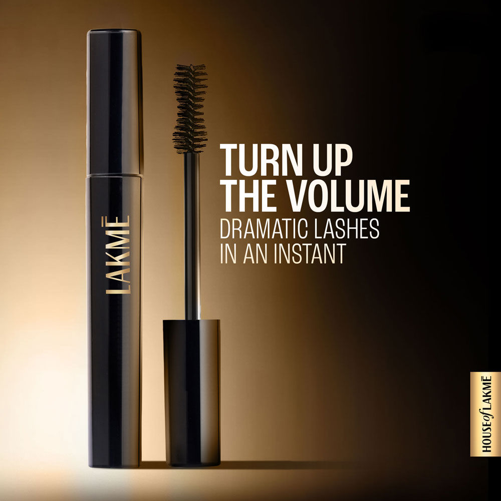 Lakme UltimateGlam, with Lightweight Formula, Volumizing Mascara, 10 ml for Glamorous Eyes - Image 2