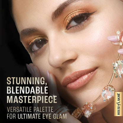 Lakme Ultimate Glam, with One-Stroke Payoff, Eyeshadow Palette, 11.7 g for Women, Blush Bloom - Image 3