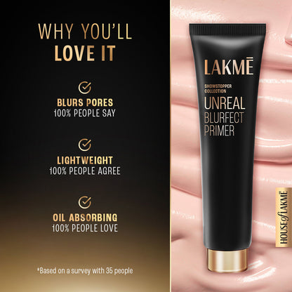 Lakme Unreal Blurfect Primer, Mattifies & Blurs Pores (10 g) - Image 3