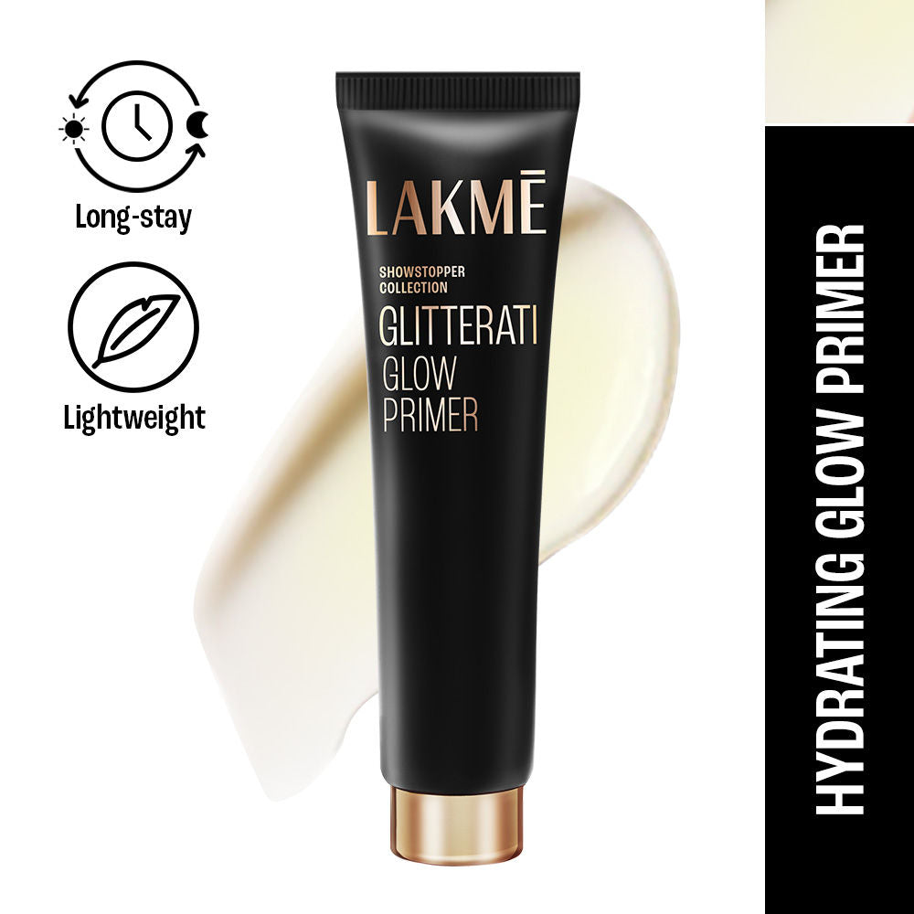 LakmeA Showstopper Collection GlitteratiA Glow Primer – 30 g