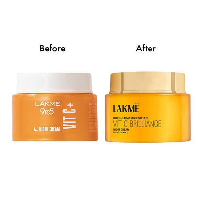 Lakme Vitamin C Brilliance Night Cream with Vitamin C – 50 g - Image 4