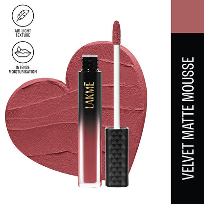 Lakme Xtraordin-airy Lip Mousse Lets Talk Nude 4.6 g