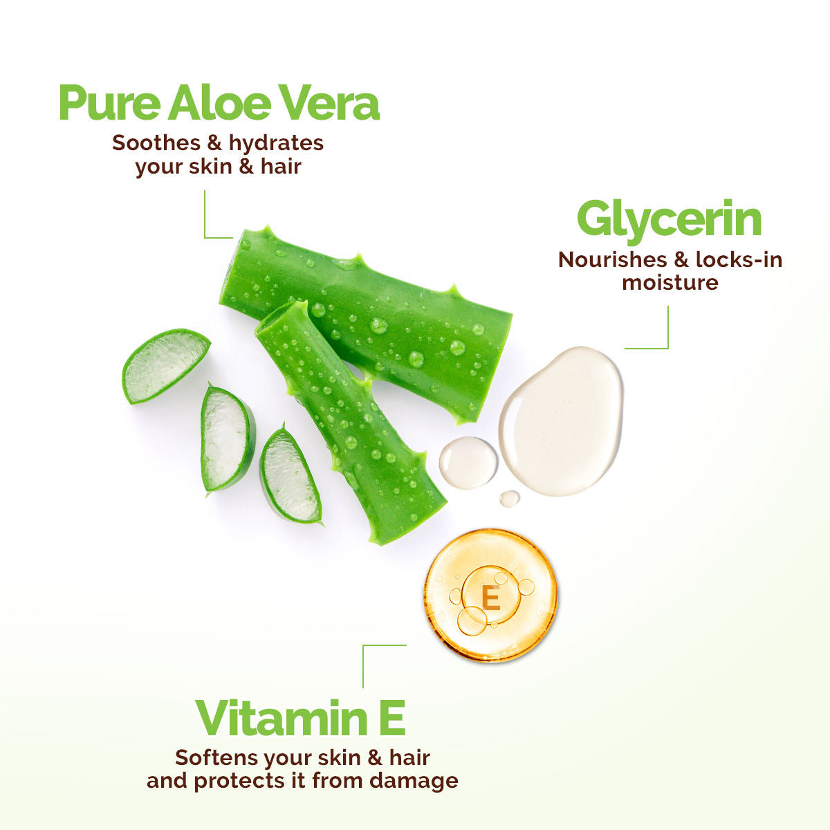 Mamaearth Aloe Vera Gel with 100% Pure & Natural Aloe Vera & Vitamin E for Skin & Hair | Hydrates, Moisturizes Skin | Soothes Irritated Skin | Keeps Scalp Healthy | For Men & Women | Multipurpose Non-Sticky Gel 150 ml - Image 5