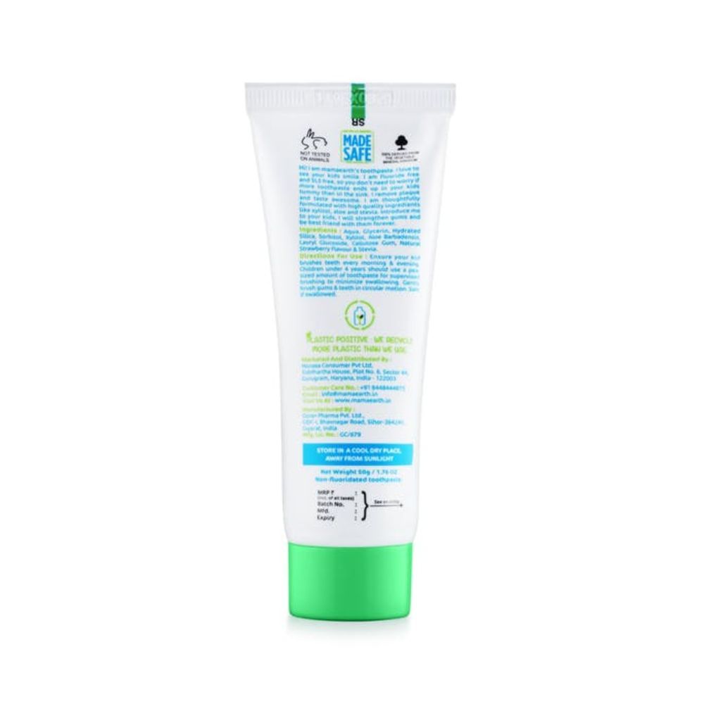 Mamaearth 100 Percent Natural Berry Blast Kids Toothpaste (50 gm) - Image 3