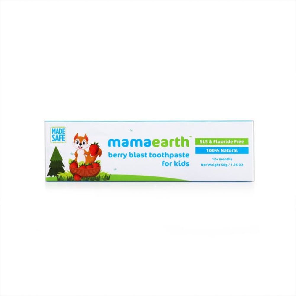 Mamaearth 100 Percent Natural Berry Blast Kids Toothpaste (50 gm) - Image 4