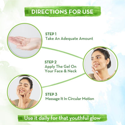 Mamaearth Aloe Ashwagandha Gel, for face, with Aloe Vera & Ashwagandha for a Youthful Glow - 300 ml - Image 5