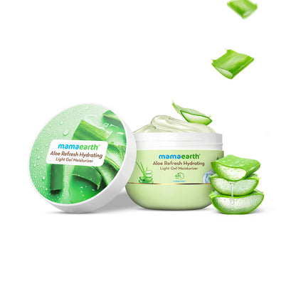 Mamaearth Aloe Refresh Hydrating Light Gel Moisturizer with Aloe Vera & HA 200 gm | Long-lasting Non-sticky Hydration | Oil-free, Lightweight & Quick-absorbing |Free from Harmful Chemicals |Soothes Skin - Image 3