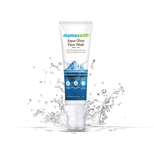 Mamaearth Aqua Glow Face Wash With Himalayan Thermal Water and Hyaluronic Acid for Intense Hydration a€“ 100 ml - Image 2