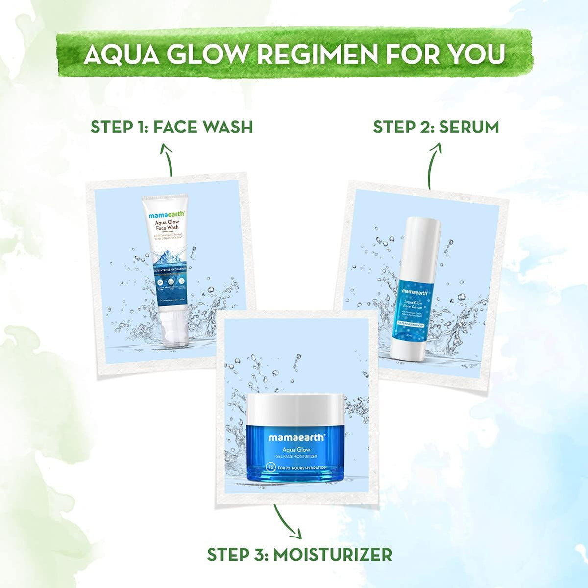 Mamaearth Aqua Glow Gel Face Moisturizer With Himalayan Thermal Water and Hyaluronic Acid for 72 Hours Hydration (100 ml) - Image 4