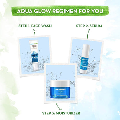 Mamaearth Aqua Glow Gel Face Moisturizer With Himalayan Thermal Water and Hyaluronic Acid for 72 Hours Hydration (100 ml) - Image 4