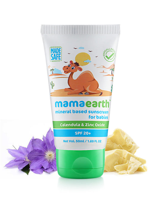 Mamaearth Mineral Based Sunscreen For Babies (50 ml)