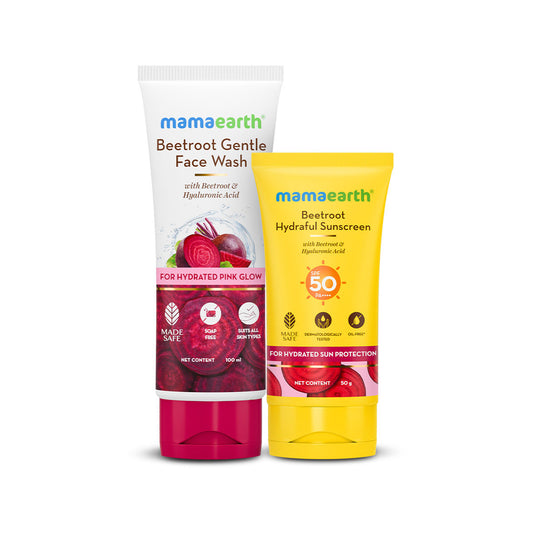 Mamaearth Beetroot Cleanse & Protect Combo - Combo of 2