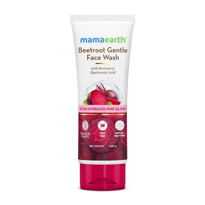 Mamaearth Beetroot Glow Trio - Beetroot Face Wash (100 ml) + Beetroot Daily Glow Cream (80 gm) + Beetroot Hydraful Sunscreen (50 gm) Combo of 3 - Image 2