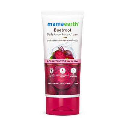Mamaearth Beetroot Glow Trio - Beetroot Face Wash (100 ml) + Beetroot Daily Glow Cream (80 gm) + Beetroot Hydraful Sunscreen (50 gm) Combo of 3 - Image 3