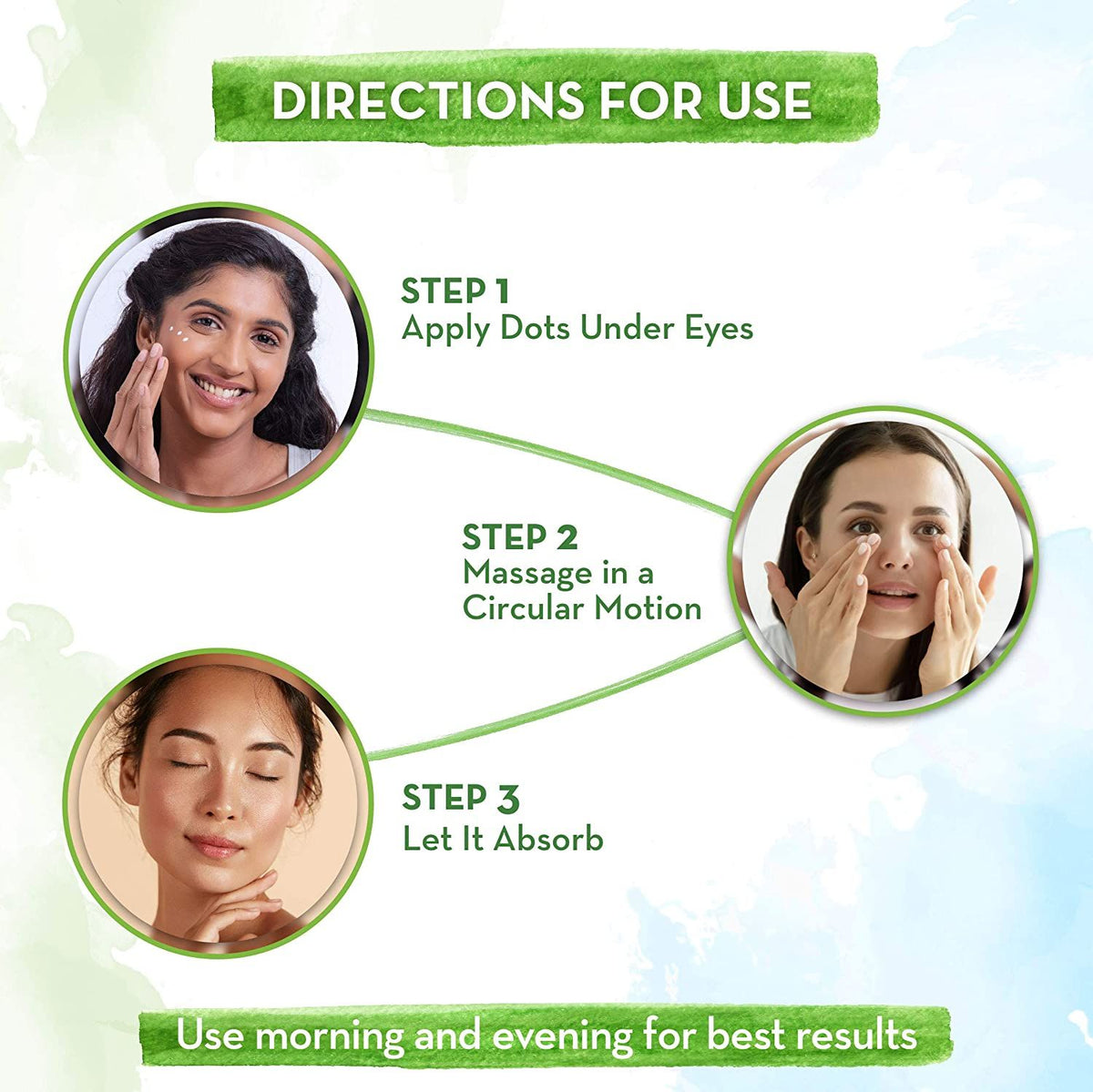Mamaearth Bye Bye Dark Circles Eye Cream with Cucumber and Peptides for Dark Circles - 20 gm - Image 4