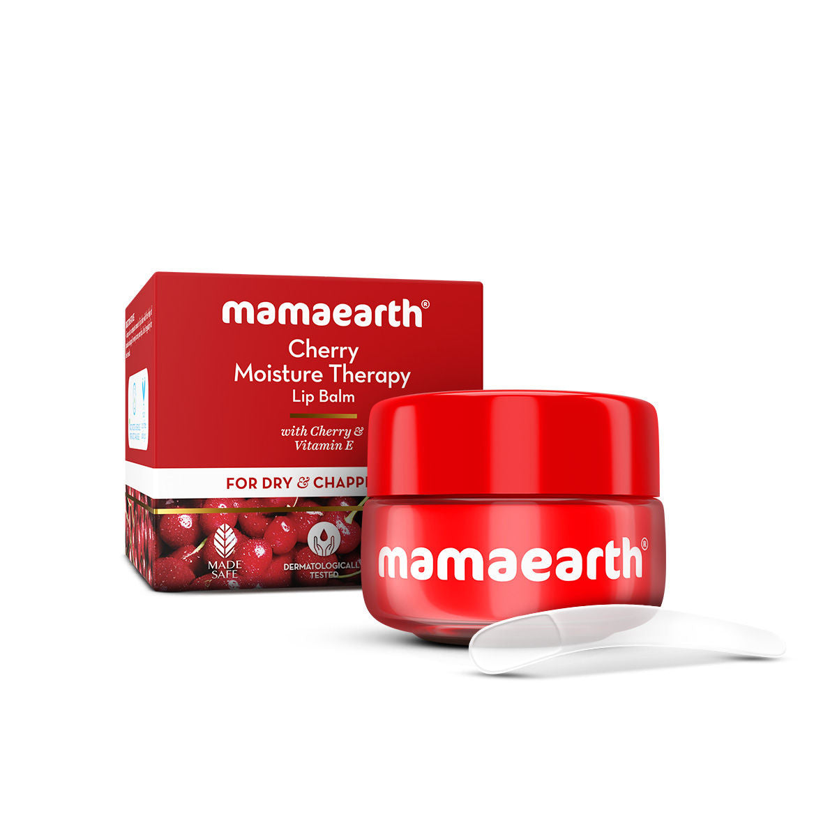 Mamaearth Cherry Moisture Therapy Lip Balm for Dry & Chapped Lips- 15 gm - Image 2