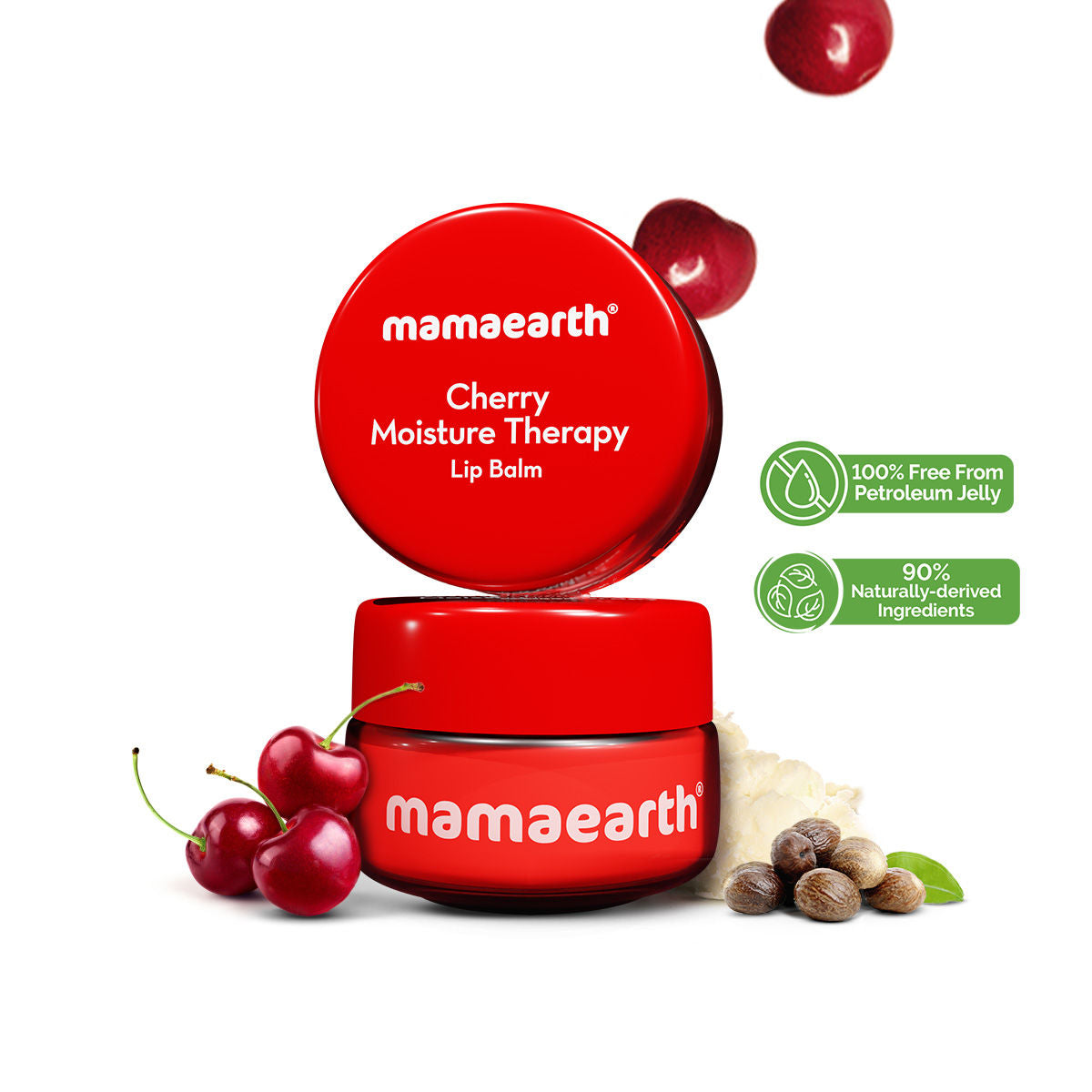 Mamaearth Cherry Moisture Therapy Lip Balm for Dry & Chapped Lips- 15 gm - Image 5