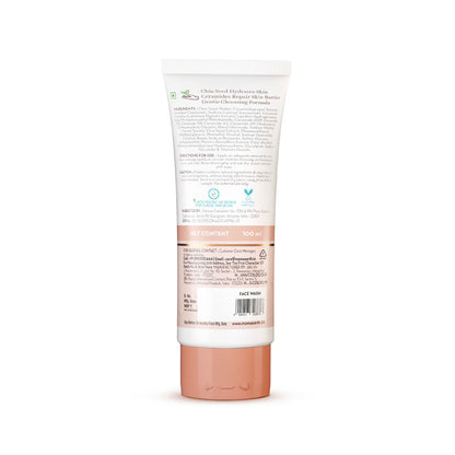 Mamaearth Chia Oil-Free Face Wash with Chia Seed & Ceramides for Normal to Oily Skin 100 ml |hydrated glow| Co-Created with Dermats | Strengthens Skin's Natural Barrier | OilFree Formula | Cleanses Deeply| Fragrance&Soap Free - Image 3