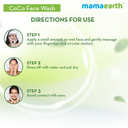 Mamaearth CoCo Facewash, with Coffee & Cocoa for Skin Awakening (100 ml) - Image 3