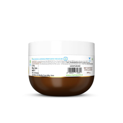Mamaearth Cocoa Rich Moisturizing Cream with Cocoa Butter & Vit E for Deep Nourishment 200 gm | For Face, Hand & Body | 24H Long-lasting Moisturization | Non-Greasy & Quick Absorbing | All Skin Types - Image 4