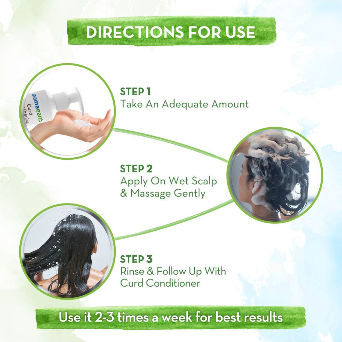 Mamaearth Curd Smoothening Shampoo with Curd & Keratin for Smooth & Shiny Hair- 250 ml - Image 4