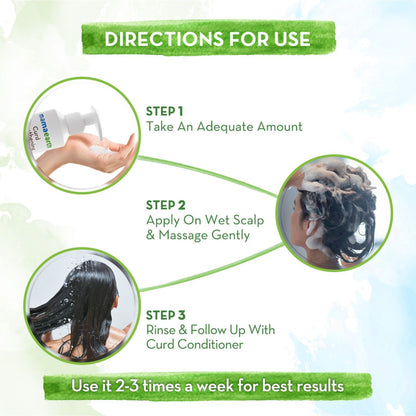 Mamaearth Curd Smoothening Shampoo with Curd & Keratin for Smooth & Shiny Hair- 250 ml - Image 4