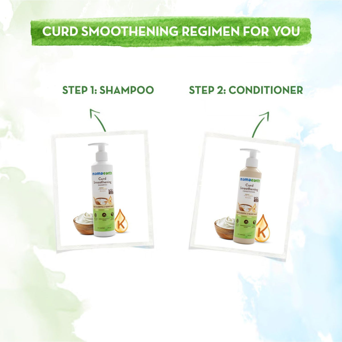 Mamaearth Curd Smoothening Shampoo with Curd & Keratin for Smooth & Shiny Hair- 250 ml - Image 5