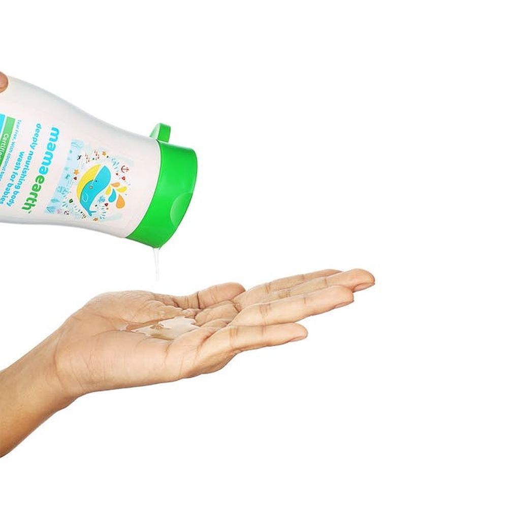 Mamaearth Deeply Nourishing Body Wash with Coconut Oil & Jojoba Oil For Babies, 200 ml - Image 5