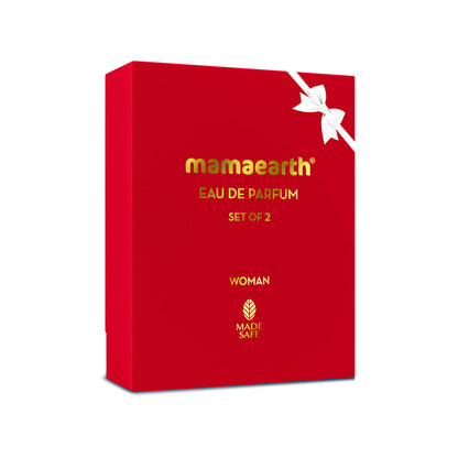 Mamaearth Eau De Parfum Set of 2 - Woman Made Safe Approved | Travel-Friendly Pack | Premium & Long-Lasting Fragrances | Blend of Exotic Ingredients | For Her - Image 2