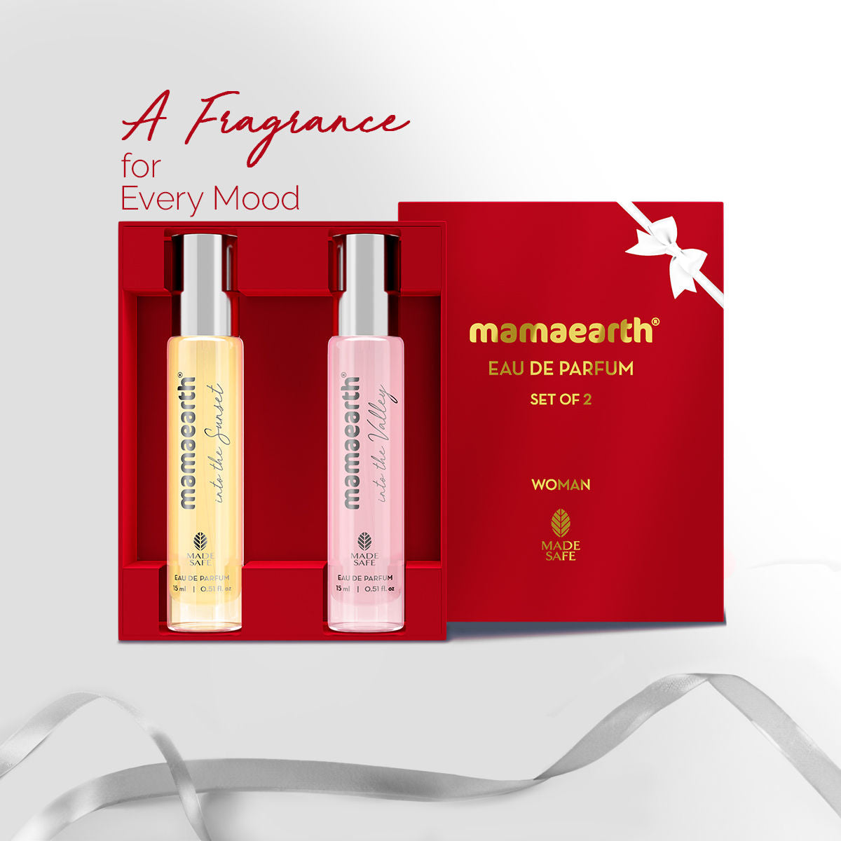 Mamaearth Eau De Parfum Set of 2 - Woman Made Safe Approved | Travel-Friendly Pack | Premium & Long-Lasting Fragrances | Blend of Exotic Ingredients | For Her - Image 4