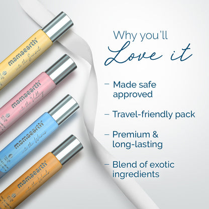 Mamaearth EAU DE PERFUME Set of 4 Made Safe Approved | Travel-Friendly Pack | Premium & Long-Lasting Fragrances | Blend of Exotic Ingredients - Set of 4(60 ml) - Image 4