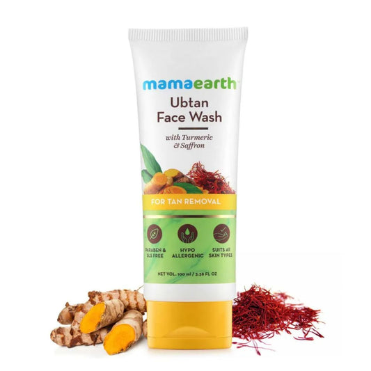 Mamaearth Essential Growth & Freshness Duo(Rosemary Hair Growth Oil + Ubtan Facewash) (150 ml + 100 ml) Combo of 2 - Image 2
