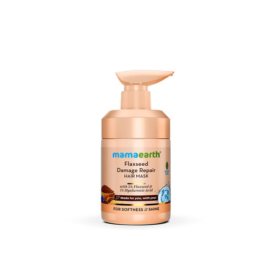 Mamaearth Flaxseed Damage Repair Hair Mask (300 ml)