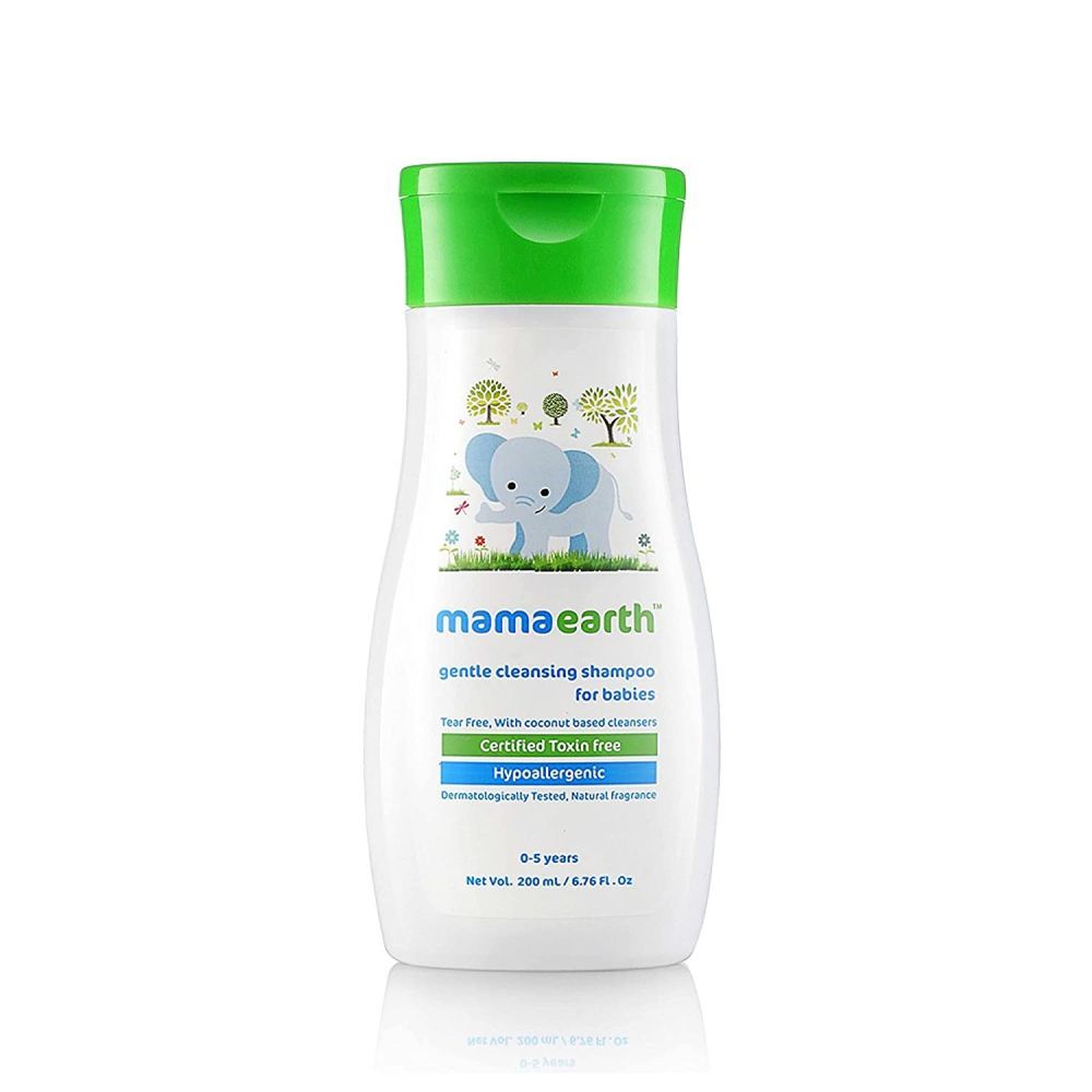 Mamaearth Gentle Cleansing Shampoo with Jojoba Oil & Coconut for Babies - 200 ml - Image 3