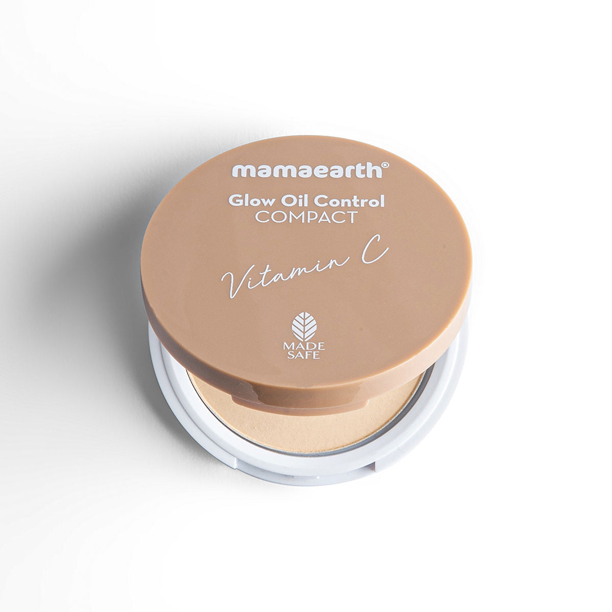 Mamaearth Glow Oil Control Compact With Vitamin C, Turmeric, 9 gm
