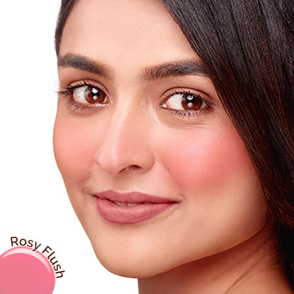 Mamaearth Glow Serum Blush with Vitamin C & Rose Extract - 5 ml - Rosy Flush Serum Formula | Long-lasting | Blendable, Water-like Texture - Image 2