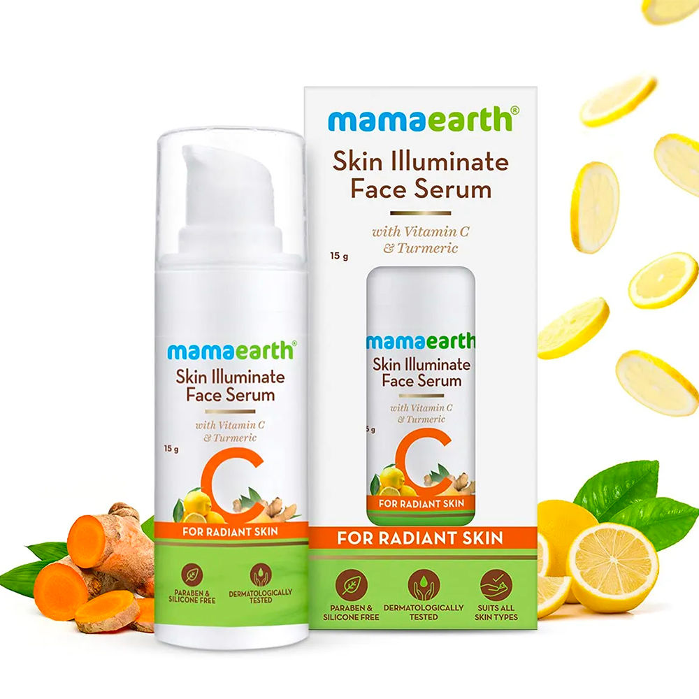 Mamaearth Glowing Skin CSMS Routine : Ubtan Face Wash (100 ml) + Skin Illuminate Face Serum (15 gm) + Skin Illuminate Face Cream (80 gm) + Ultra Light Sunscreen (80 ml) - Image 4