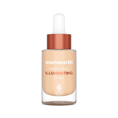 Mamaearth Hydra-Glow Illuminating Drops with Vitamin C & Hyaluronic Acid - 15 ml Multi-Purpose Primer Drops | Moisturizes Skin | Gives Non-Greasy Dewy Finish - Image 5