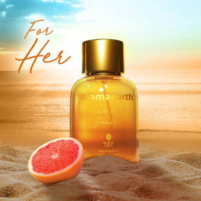 Mamaearth Into the Sunset Eau De Parfum For Women - 100 ml | Made Safe Approved | Premium & Long-Lasting Fragrance | Blend of Exotic Ingredients | Perfume with Grapefruit, Tangerine & Peony Notes | Fresh Fruity Scent for Women - Image 5