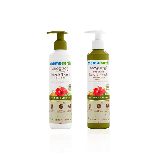 Mamaearth Kerala Thaali Shampoo & Conditioner Duo (Combo of 2)
