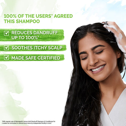 Mamaearth Lemon Anti-Dandruff Shampoo with Lemon & Ginger for Itchy & Flaky scalp - 400 ml - Image 4